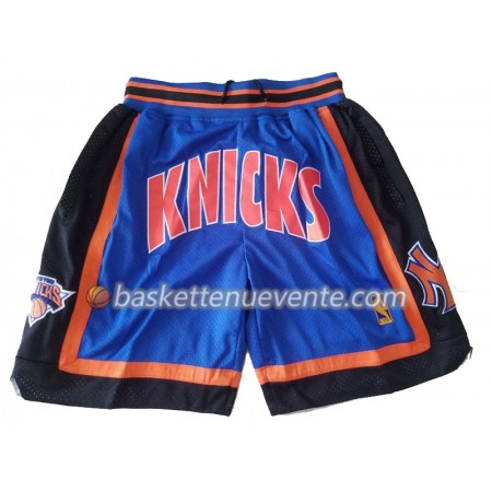 Homme Basket New York Knicks Shorts à poche Bleu Swingman